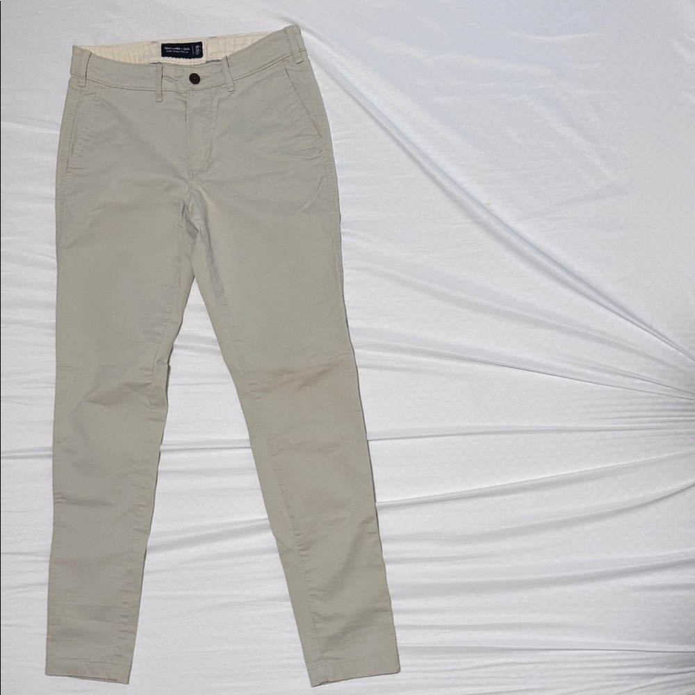 Abercrombie & Fitch Men's Beige Chinos